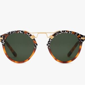 KREWE St. Louis II Memphis to Cognac- Tortoise and Gold Sunglasses